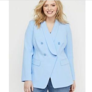 Lane Bryant light blue suit